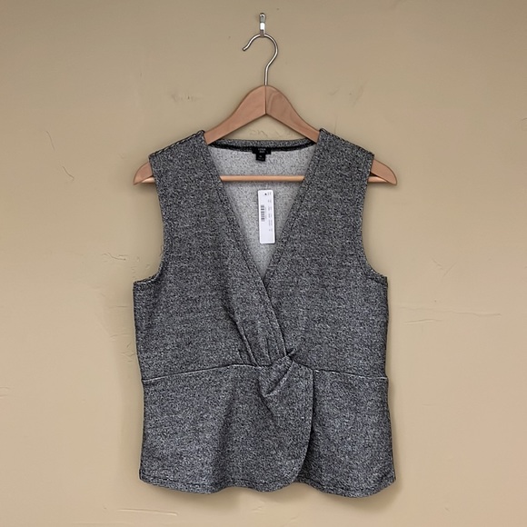 NWT J.Crew | 365 Bouclé Knit Tank | Charcoal | Size M - Picture 1 of 8